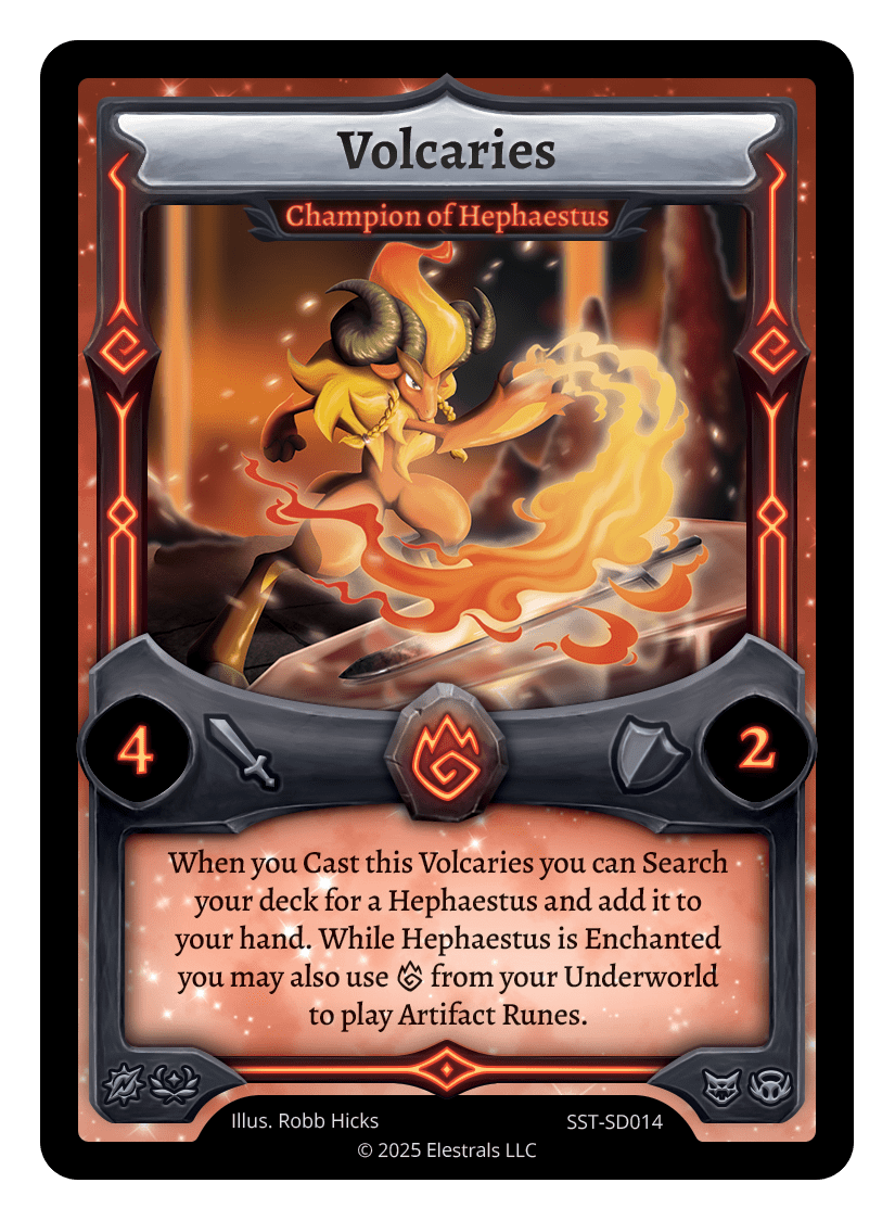 Volcaries - Champion of Hephaestus - SST-SD014